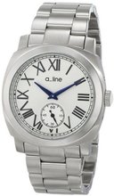 a_line AL-80016-22 Pyar Silver Textured Dial Stainless Steel