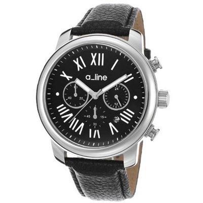 a_line AL-80163-01 Amor Analog Display Japanese Quartz Black