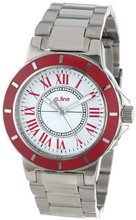 uA-Line a_line 80009-22-RD Marina White Textured Dial Stainless Steel 