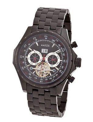 Aatos Automatic Black Plated Stainless Steel Black Dial HakobBBB