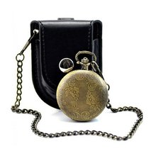 Absolute Antique Pendant es Necklace Carving Vintage Color Bronze - Pocket