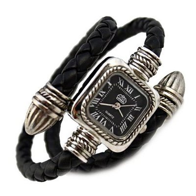 uAbsoluteShop_Watch Absolute new vintage es Snake Roman Leather quartz Bracelet wrist es 