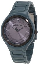 Activa By Invicta Unisex AA200-008 Grey Silver Dial Grey Plastic