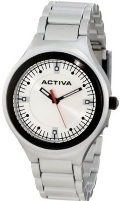 Activa By Invicta Unisex AA200-019 Silver Dial Silver Plastic