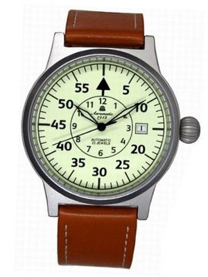 Aeromatic 1912 Automatic Aviator's with Luminous Dial A1373