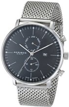 Akribos XXIV AK685SSB Ultimate Analog Display Swiss Quartz Black