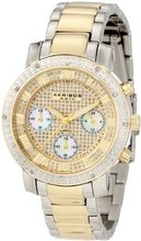 Akribos XXIV AKR440YG2 Grandiose Dazzling Diamond Chronograph Stainelss Steel Bracelet