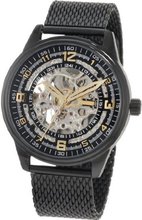 Akribos XXIV AKR446BK Bravura Saturnos Elite Automatic Black Mesh