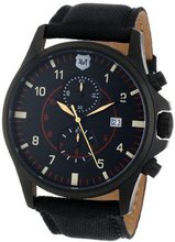 Andrew Marc AM10004 Military Inspired Chronograph with Nylon Canvas Strap