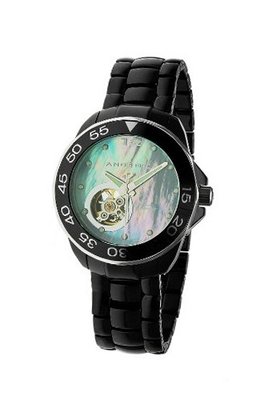 Android  Divemaster Mystic Automatic Mother-of-Pearl Open Heart Ceramic