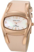 Anne Klein AK/1086RGLP Oval Rosegold Tone