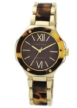 Anne Klein AK/1148BMTO Gold-Tone Tortoise Resin Bracelet