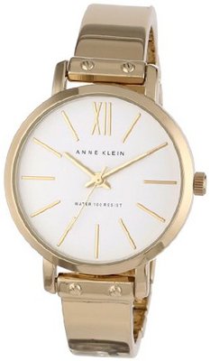 Anne Klein AK/1254WTGB Gold-Tone Bangle