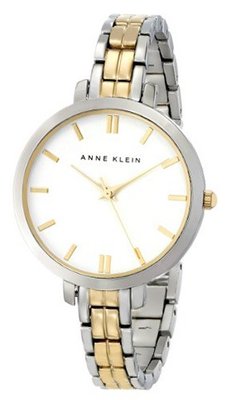 Anne Klein AK/1447SVTT Everyday Classics Two-Tone Thin Bracelet