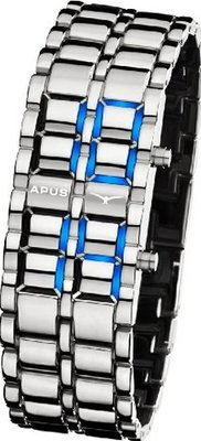 APUS Zeta Silver-Blue LED for Him Design Highlight