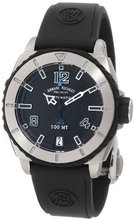 Armand Nicolet 9615A-GR-G9615N SL5 Stainless Steel and Rubber Automatic Sport