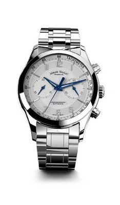 Armand Nicolet 9744A-AG-M9740 M02 Analog Display Swiss Automatic Silver