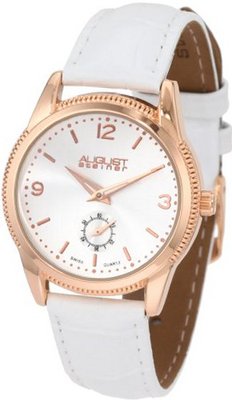 August Steiner ASA821RG Swiss Quartz Classic Dress Strap