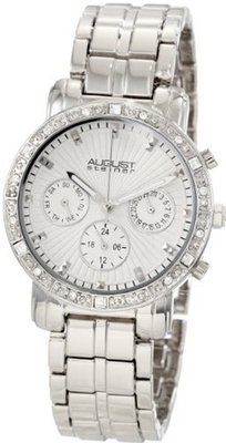 August Steiner ASA841SS Swiss Quartz Multifunction Crystal