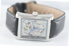 New in Box Luxury Skeleton Automatic Mechanical Winding Leather