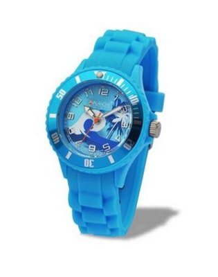 Avalanche Ikon - Wave Unisex Quartz with Blue Dial Analogue Display and Blue Silicone Strap AVM-1014S-WS