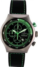 45 MM TP GREEN Aluminum Case Black and Green Dial Chronograph Tachymeter Date