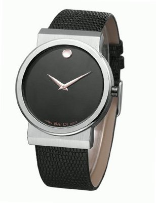 Baidi Unisex-adult BBD-72033B Black Dial + Black Leather Band Fashionable /Simple /Leisure Great for Valentine's Gift