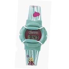 Barbie Turquoise Stripe Strap Girls Digital BM-WR08