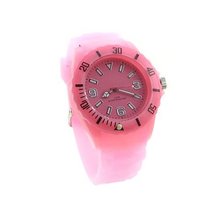 Neon Pink Silicone Band Glows In The Dark