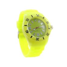 Neon Yellow Silicone Band Glows In The Dark