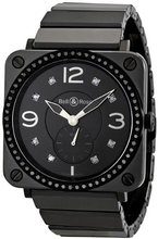 Bell and Ross Aviation Black Dial Diamond Unisex BRS-BLKD-CER-PHT
