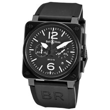 Bell & Ross BR-03-94-CARBON Aviation Black Chronograph Dial