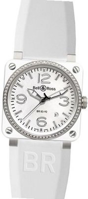 Bell & Ross Br03-92 Automatic Br03-92-White-Ceramic-Diamond