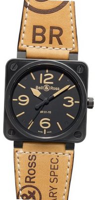 NEW BELL & ROSS HERITAGE AUTOMATIC XL WATCH BR 01-92 Heritage