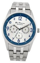Ben Sherman Quartz with Silver Dial Analogue Display and Silver Stainless Steel Plated Bracelet R962