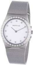 Bering Time 12430-000 Ladies Silver Mesh