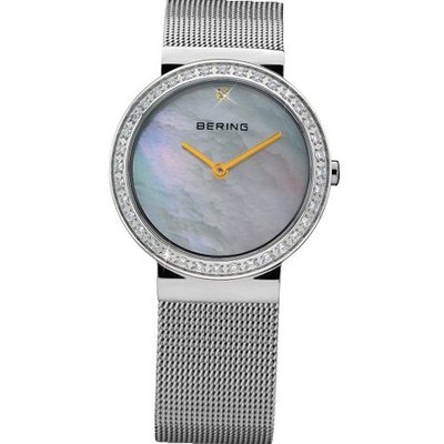 Bering Time 10725-010 Ladies Pearl and Silver