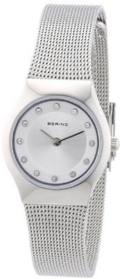 Bering Time 11923-000 Ladies Silver Mesh