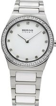 Bering Time 32430-754 Ladies Ceramic White Silver