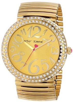 Betsey Johnson BJ00214-03 Analog Display Quartz Gold