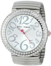 Betsey Johnson BJ00214-07 Silver Oversized Expansion Band