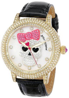 Betsey Johnson BJ00278-03 Skull Graphic Dial