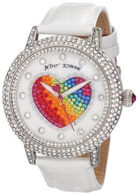 Betsey Johnson BJ00278-05 Heart Graphic Dial