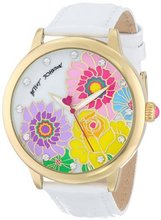 Betsey Johnson BJ00280-12 Analog Display Quartz White