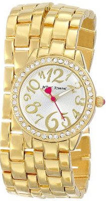 Betsey Johnson BJ00287-02 Analog Display Quartz Gold