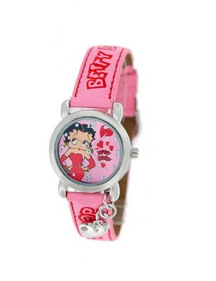 Betty Boop with "KISS" Charm #BB-W414C