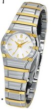 Bill Blass The Chairman Ladies Silver Dial Two-Tone Stainless Steel 40418