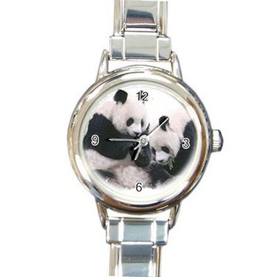 Pandas Design Italian Charm Metal Silvertone 12709118
