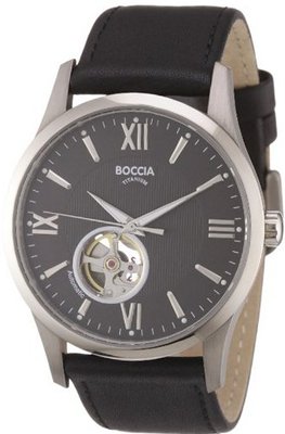 Boccia Trend 3539-02 Gents with Leather Strap