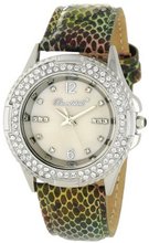 Bombshell BS1033GR Lacey Elegant Crystal Green Strap